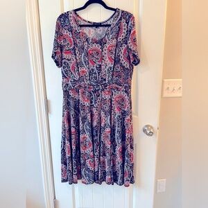 Sami & Jo Paisley Dress Size XL
